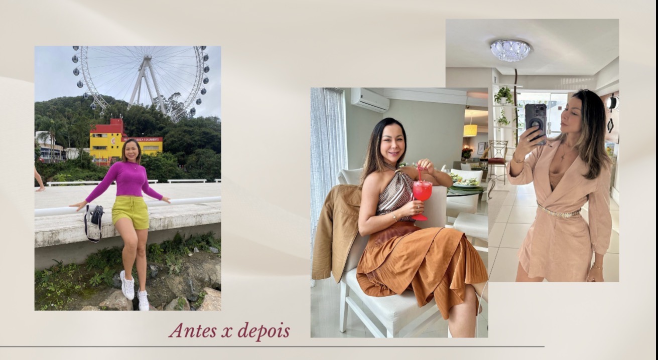 Antes e depois — transformação 1